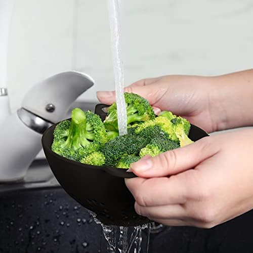 Meadow Lane Compact Colander with Double Handles BPA-Free dishwasher safe
