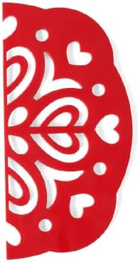 Talisman Designs 10-Inch Red Heart Pie Top Cutter
