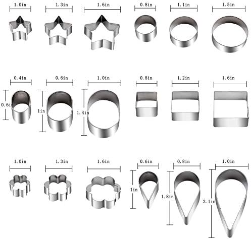 Sturdy Set of Mini Cookie Cutters