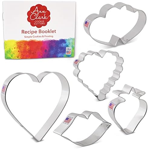 Valentines Day Cookie Cutters 5-Pc Set Made in USA