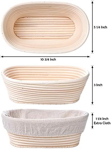 Sustainable Sourdough Banneton Set