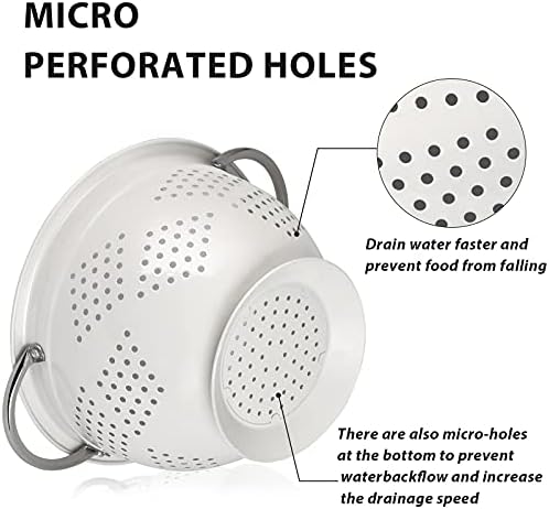 Secure Colander Set for Kitchen by Hillbond