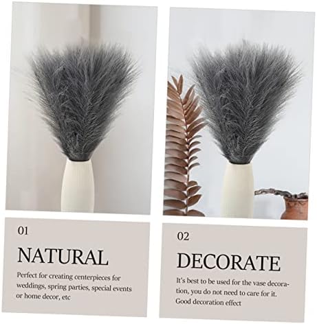 Amosfun Artificial Fake Pampas Grass Plants 10 Pieces