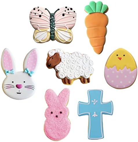 Easter Bunny Cookie Cutters Set 7-Piece by Ann Clark