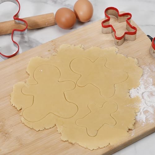 Gingerbread Man Cookie Cutters 3PC Set for Christmas Baking