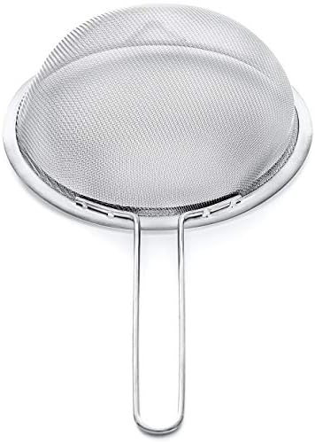 Premium 304 Stainless Steel Strainer Set - 33 55 8 Fine Mesh