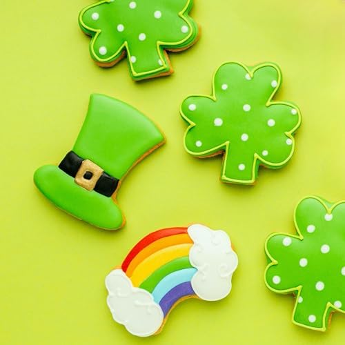 Sturdy shamrock cookie cutters for Irish fun