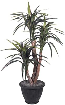 Indoor Decor Vickerman 4 Artificial Marginata Bush in Gray