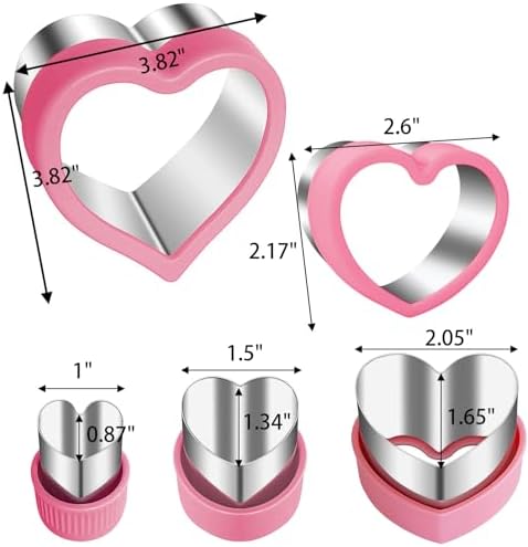 Precious Heart Cookie Cutter Set