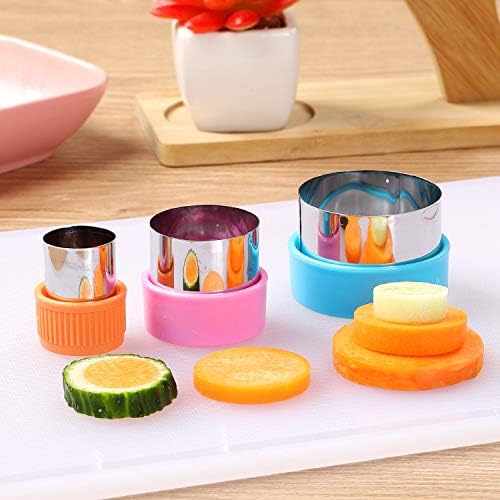 Round Cookie Bisque Set with 6 Sizes for Easy Cutting