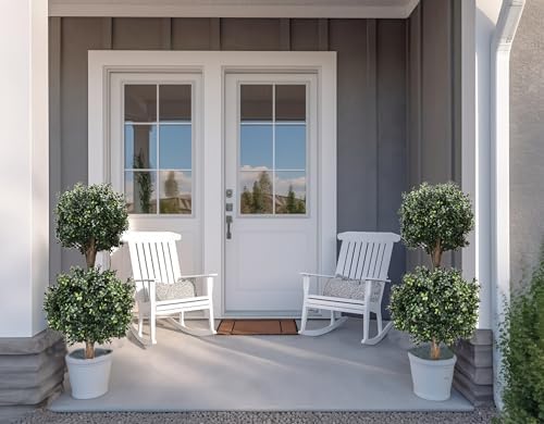 Two-Piece Artificial Boxwood Double Ball Topiaries