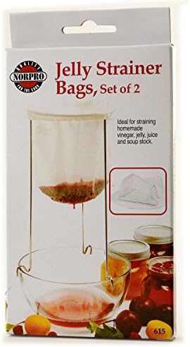 Norpro Replacement Jelly Strainer Bags 2 Piece Set
