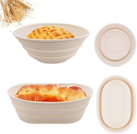 Sourdough Baker Set Silicone Proofing Baskets for Baking