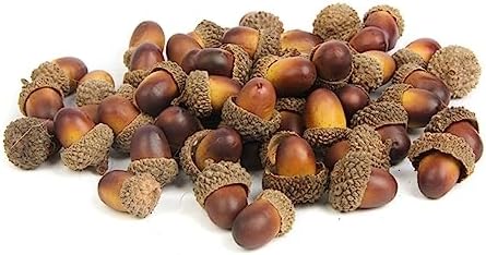 Artificial Acorns Fake Fruit Decor