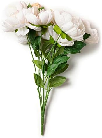 Elegant Cream Peony Bush for Home Dcor