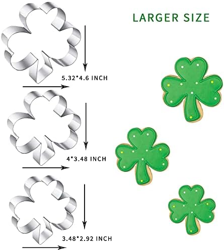 St Patricks Day Cookie Cutter Set - Perfect for Baking Crafts
