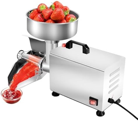 Pure450WPrecision Commercial Grade 110V Tomato Strainer Machine
