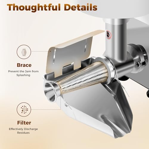 Pure450WPrecision Commercial Grade 110V Tomato Strainer Machine