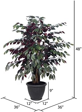 Vickerman 4 Artificial Bush Realistic Plastic Bush