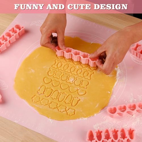 HUAKENER Mini Cookie Cutters Set of 6