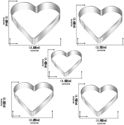 Heart Cookie Cutter Set