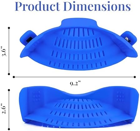 Kitchen Gizmo Snap N Strain Heat-Resistant Silicone Strainer