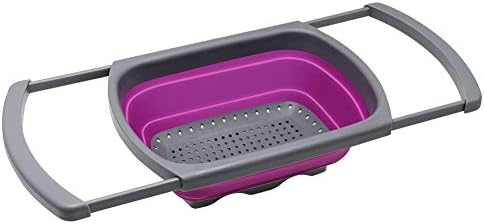 QiMH Collapsible Kitchen Colander Set 6-Quart