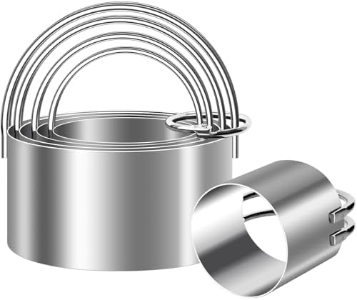 Alltop 5-Piece Round Cookie Cutter Set