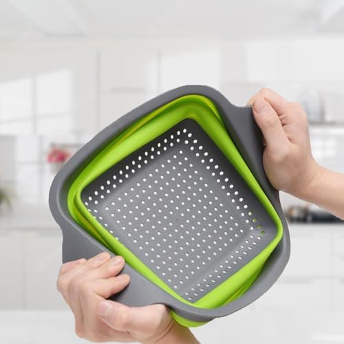 Perfect 3-Pack Silicone Strainer for Kitchen Essentials Ergonomic Design Premium Quality