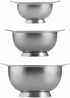 Tramontina 3-Pack Stainless Steel Colanders
