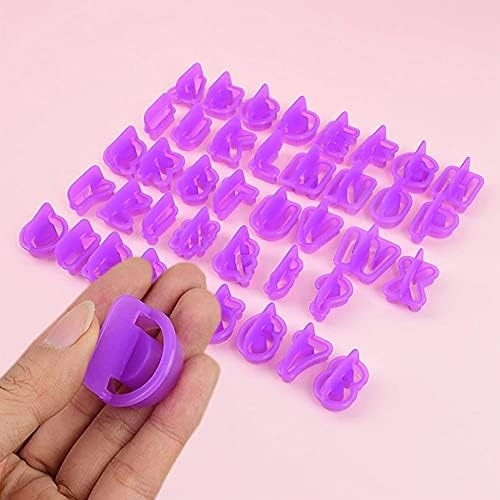 BlingKingdom 40pcs Alphabet Cookie Cutters Set