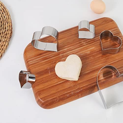 SOSOHOME Heart Cookie Cutter Set 6-Piece