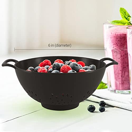 Meadow Lane Compact Colander with Double Handles BPA-Free dishwasher safe
