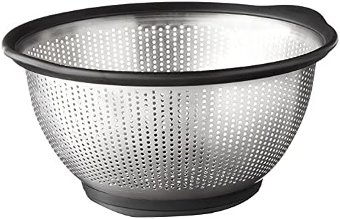 5 Quart KitchenAid Stainless Steel Colander Black