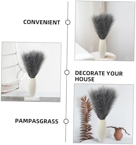 VOSAREA 6-Piece Realistic Artificial Grass Fern Decor