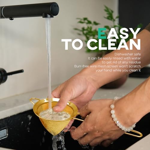 Elegant 304 Mesh Strainer for Drinks