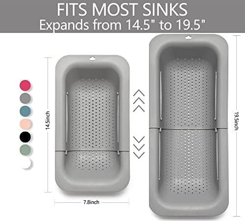 Adjustable Over the Sink Colander