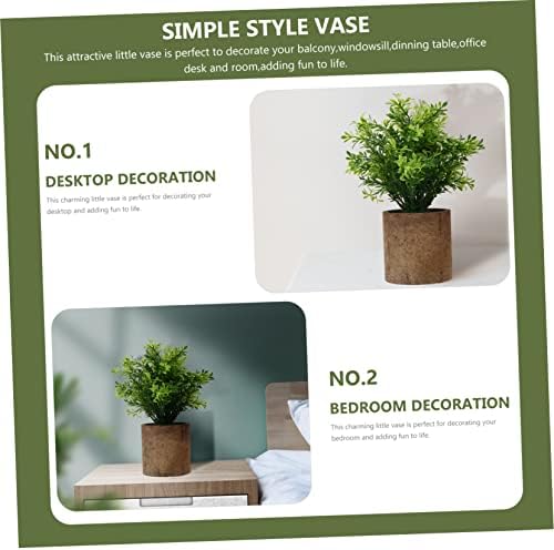 Elevate Your Space with This Realistic Fake Potted Green Bonsai
