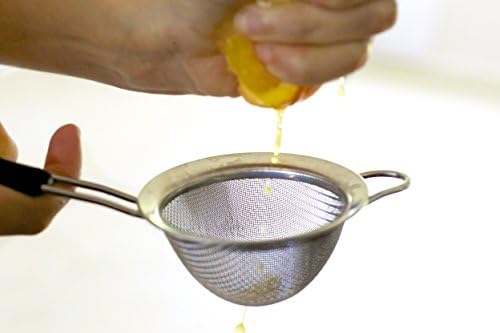 Fine Mesh Stainless Steel Tea Strainer with Non-Slip Handle 3 inches