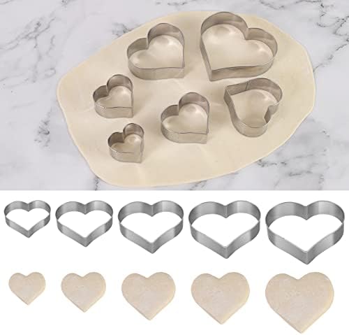 SOSOHOME Heart Cookie Cutter Set 6-Piece
