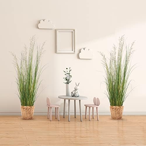 Faux Grass Plant 47in 2pk Decorative Faux Greenery