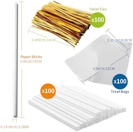 300PCS 6inch Lollipop Sticks Alps More