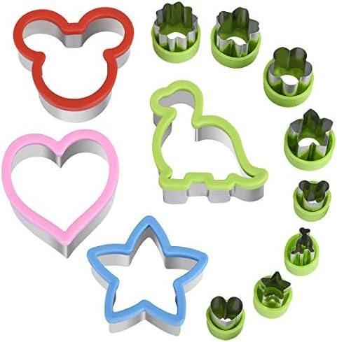 Family-Friendly Set of 12 Baking Cutters in Cute_shapes