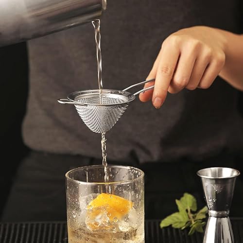 Eleen 3-Piece Stainless Steel Strainer Set for Kitchen