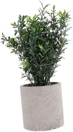 Elevate Your Space with This Realistic Fake Potted Green Bonsai