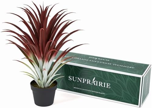 Stunning 26 Realistic Agave in Matte Black Pot