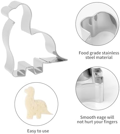 Dinosaur Shape Cookie Cutter Set for Kids