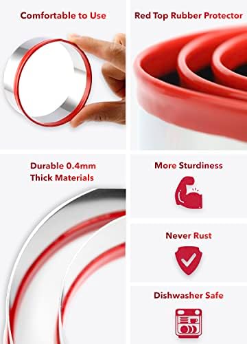 Large Round Cookie Cutter 5 - Red Top Baking Tool
