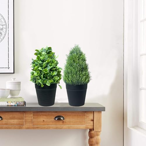 The Bloom Times Fake Potted Plant 2-Pack