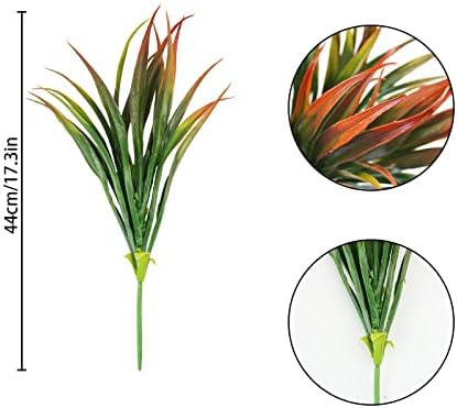 6-Piece Fake Grass Outdoor Plants Decor